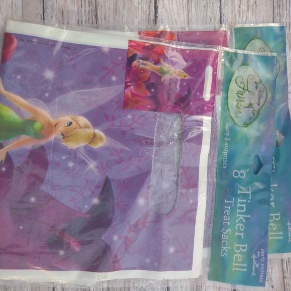 🆕 NEW Tinkerbell Party Bags loot bags 16 total - Picture 6 of 7